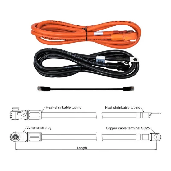 Inverter-Battery Cable Kit Pytes V5a